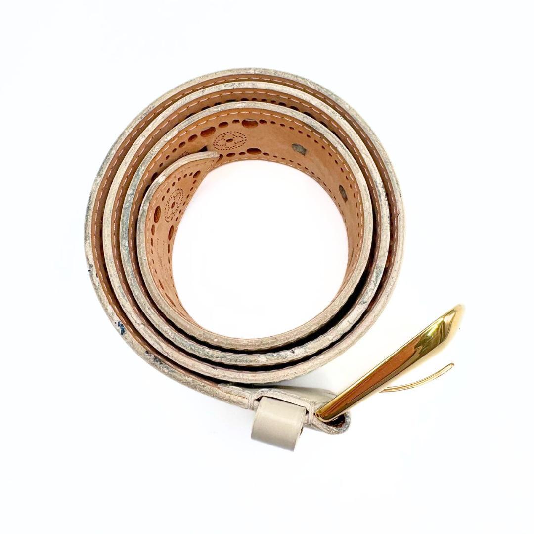 ぬ ルイヴィトン サンチュール フェニックス ベルト パンチング85/34