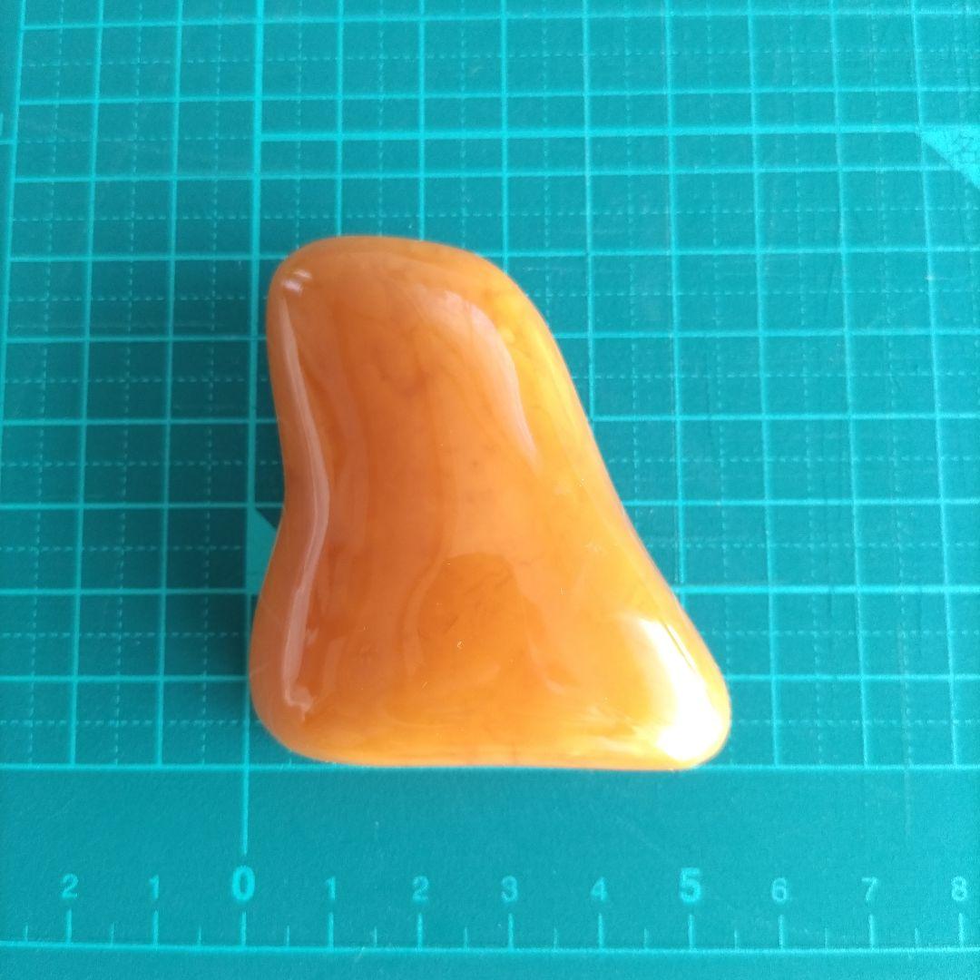 大振り ロイヤルアンバー 天然琥珀 ブローチ ヴィンテージ