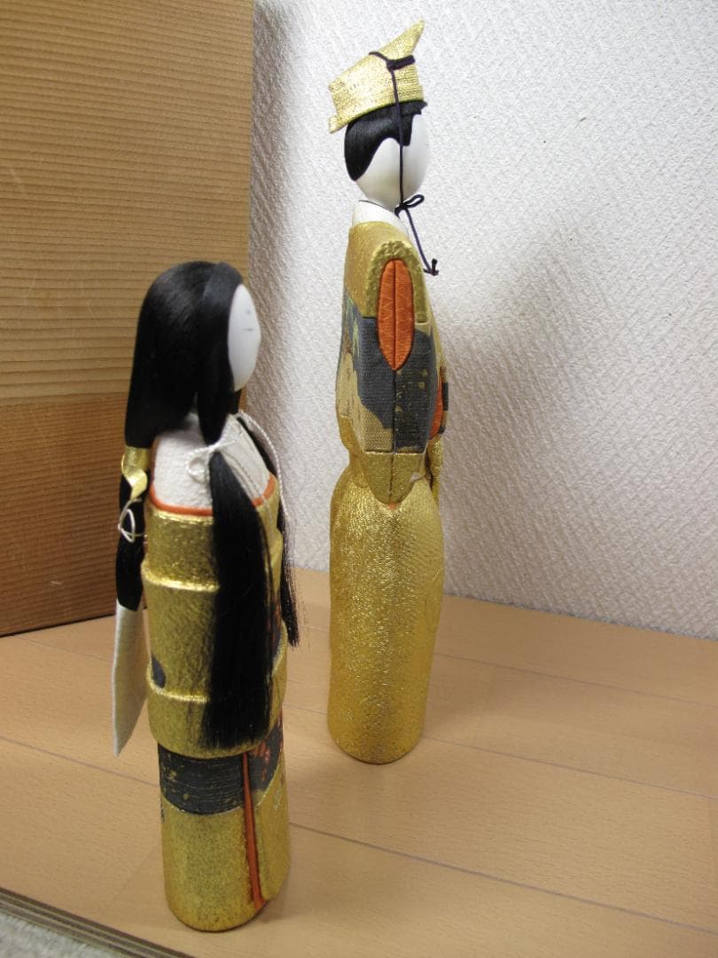 真多呂雛人形　立ち雛　真多呂　木目込み人形　昭和58年真弓作