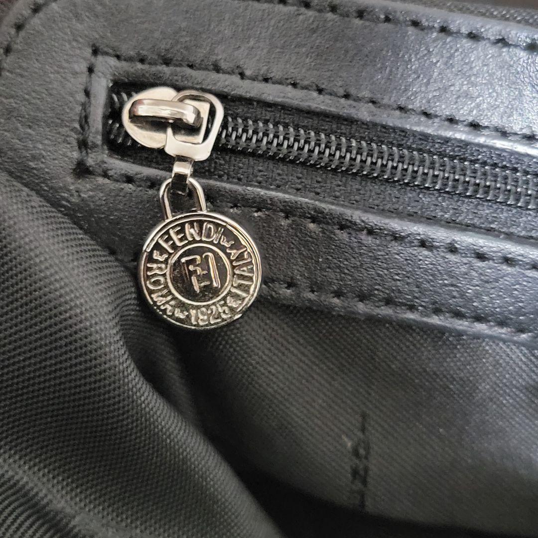 FENDI フェンディ マンマバケット キャンバス　ズッキーノ　ブラック