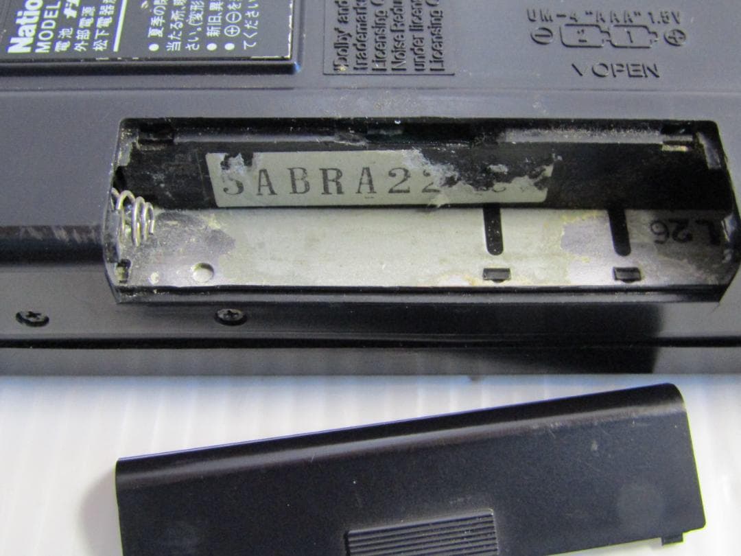 K0723 National　RX-SA10 カセットプレーヤー　ジャンク