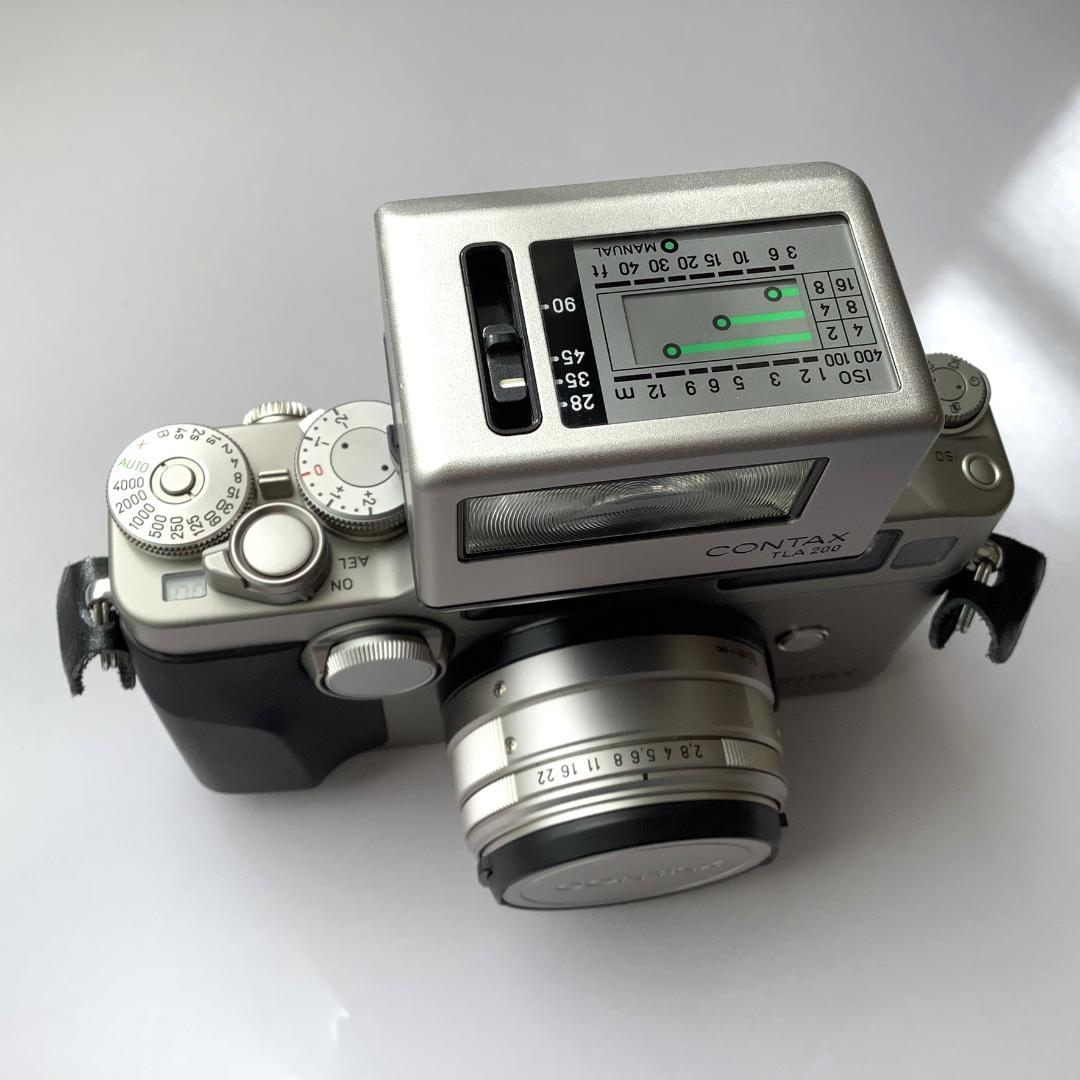 【極美品】CONTAX TLA200 Silver G1 G2 Tested