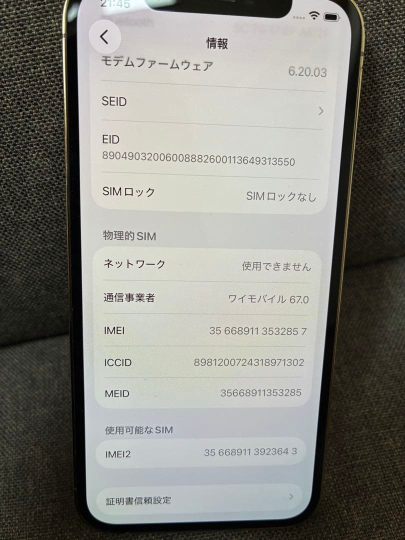 iPhone12 Pro【背面ひび割れ有り】
