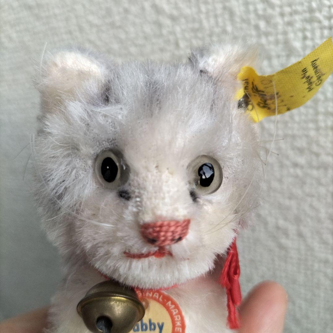 ビンテージ　シュタイフ　Tabby キャット　猫　下から２番目サイズ