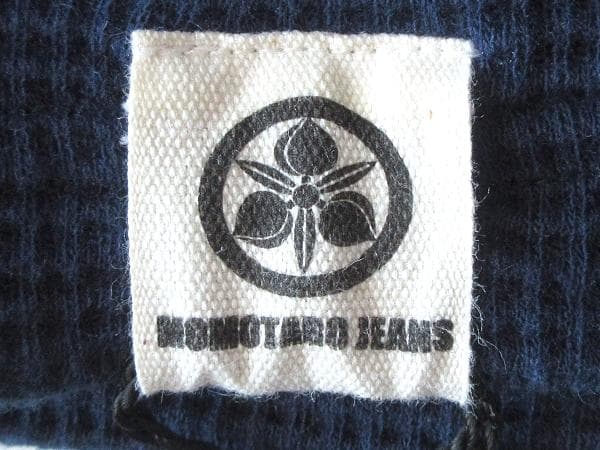 新品タグ付 桃太郎ジーンズ 出陣 ヘビーサーマルロングTシャツ L ネイビー