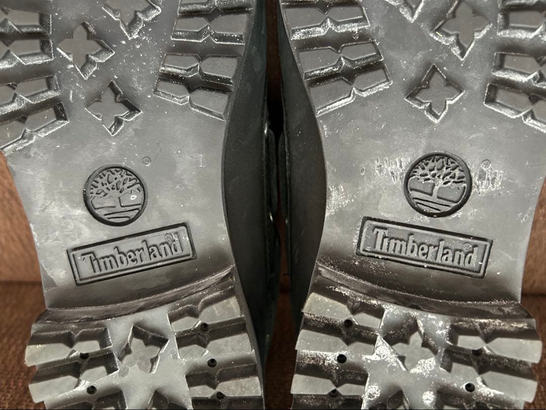 Timberlandブラックインナーイエロー7.5デッキシューズ 25.5 美品