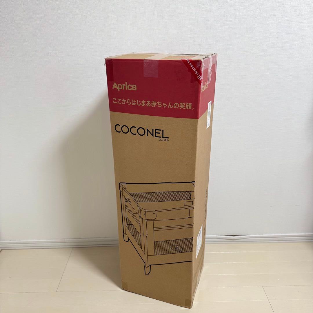 ココネルエアー AB アップリカ　ベビーベッド　グレーベアー