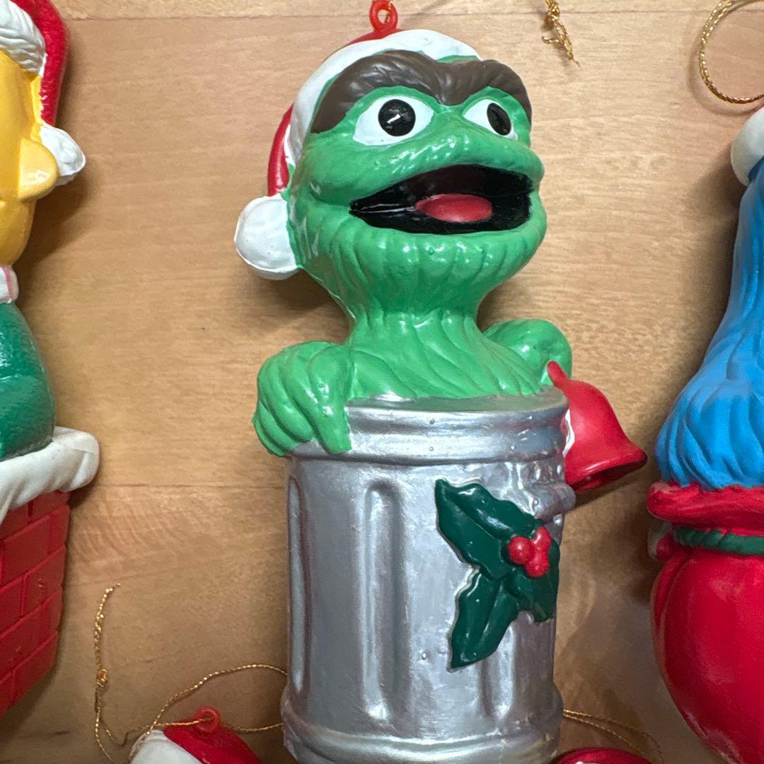 新品 セサミストリート クリスマス オーナメント 7体全セット