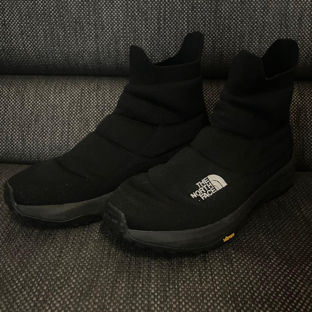 THE NORTH FACE ブラックブーツ SHELTERKNITMIDWR