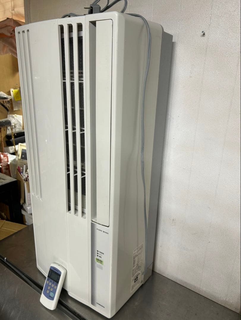 20年 コロナ窓用エアコン ホワイト冷房専用CWー16A リモコン付