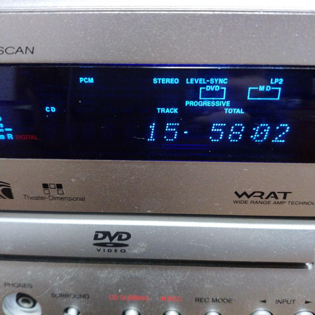 【ジャンク】ONKYO DVD/MDチューナーアンプセット