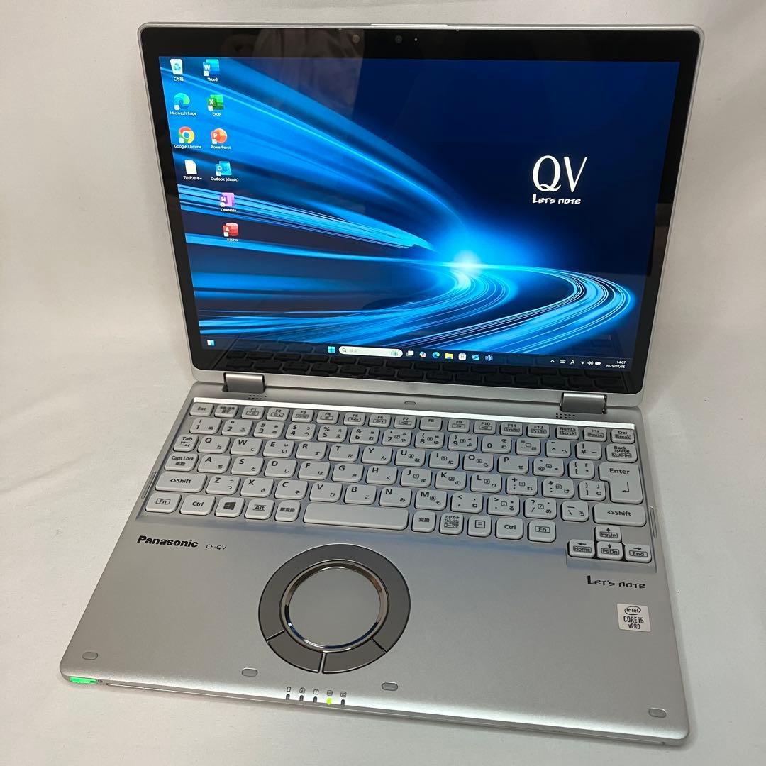 準美品 CF-QV9 i5 8GB 256GB WQXGA+ オフィス2024