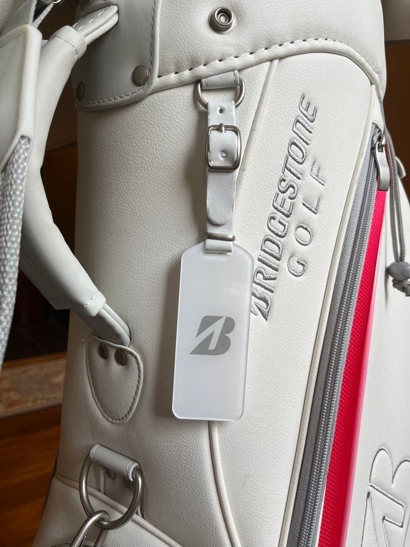 ブリヂストン キャディバッグ ホワイト/ピンク