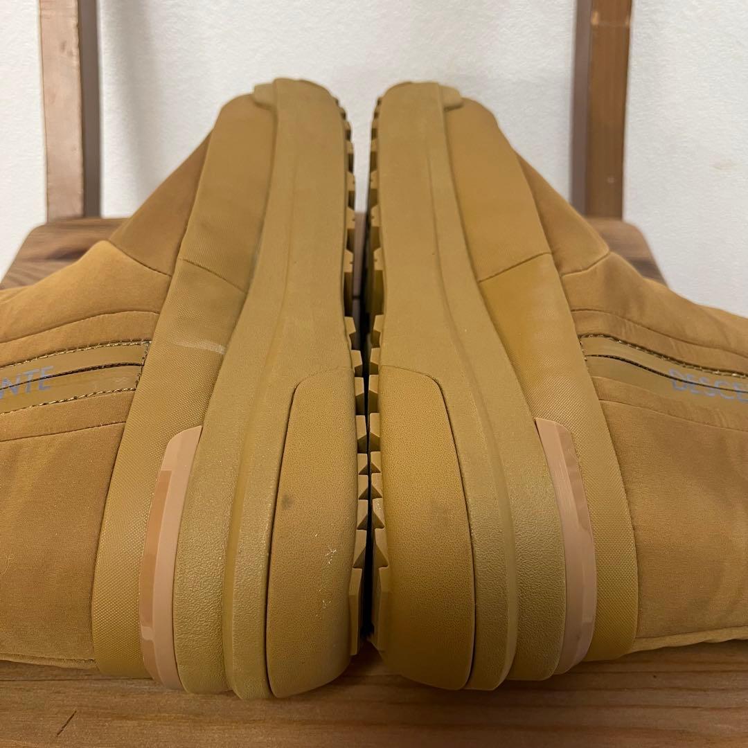 【美品】デサント D.TRACE TWB23.1 スノーブーツキャメル　ジップ