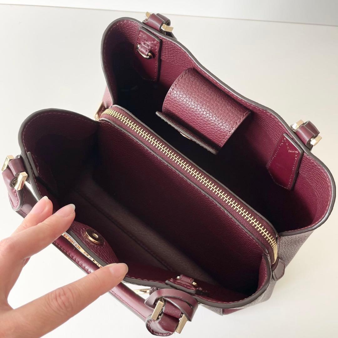 【ほぼ新品】MICHAEL KORS 2way ハンドバッグ サッチェル MK