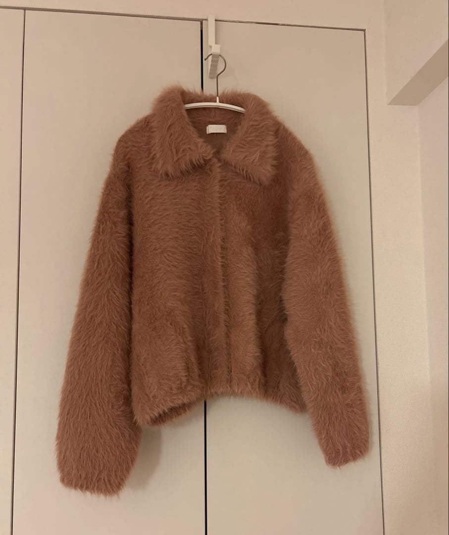 トゥモローランド ボールジィ フェザーヤーン ステンカラーカーディガン