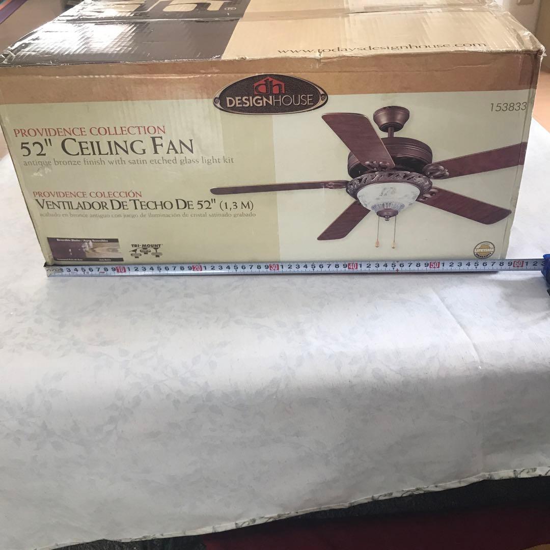 未開封　シーリングファン　アンティークデザイン