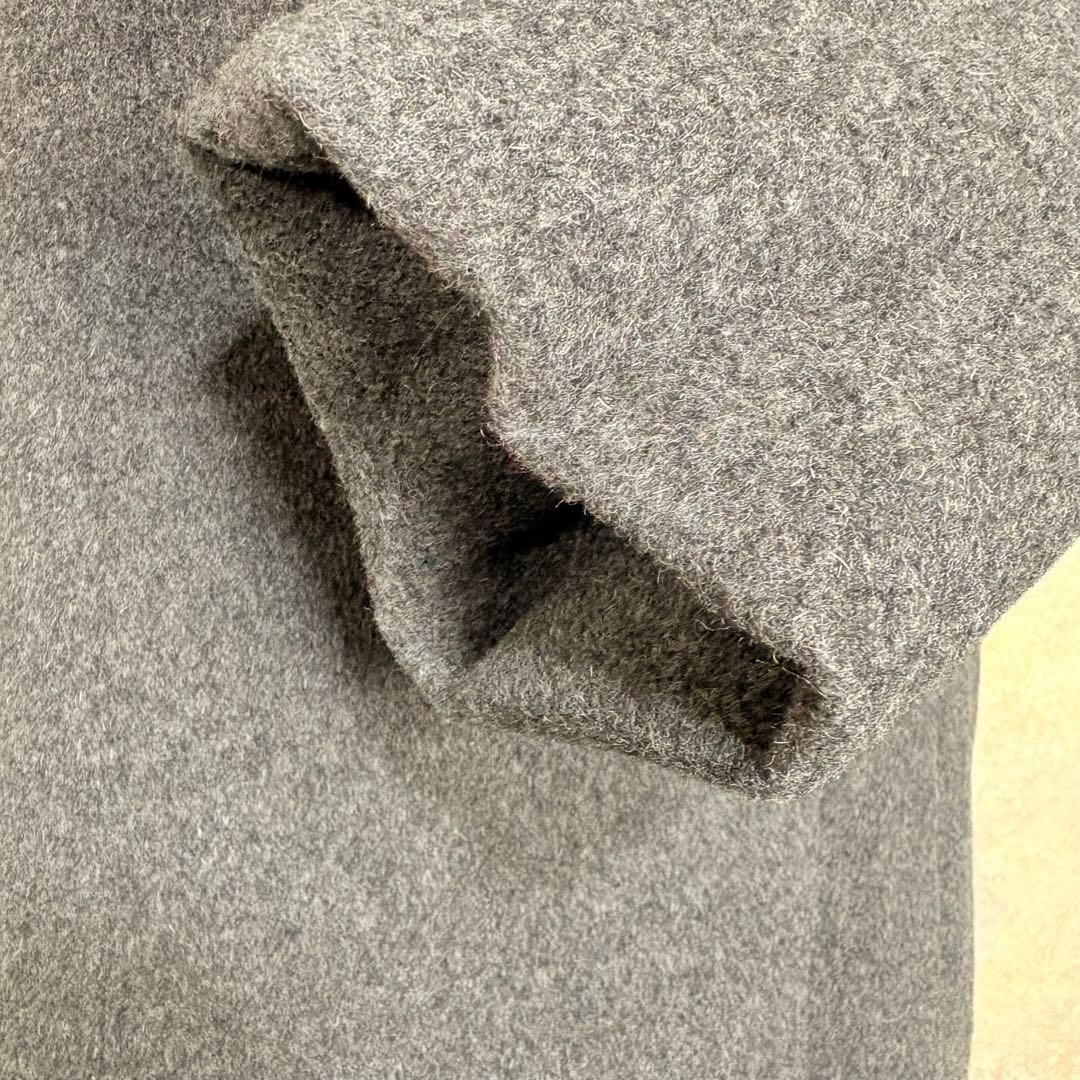 美品✨アルアバイル ウールアンゴラ×ダウン フードコート 2 グレー
