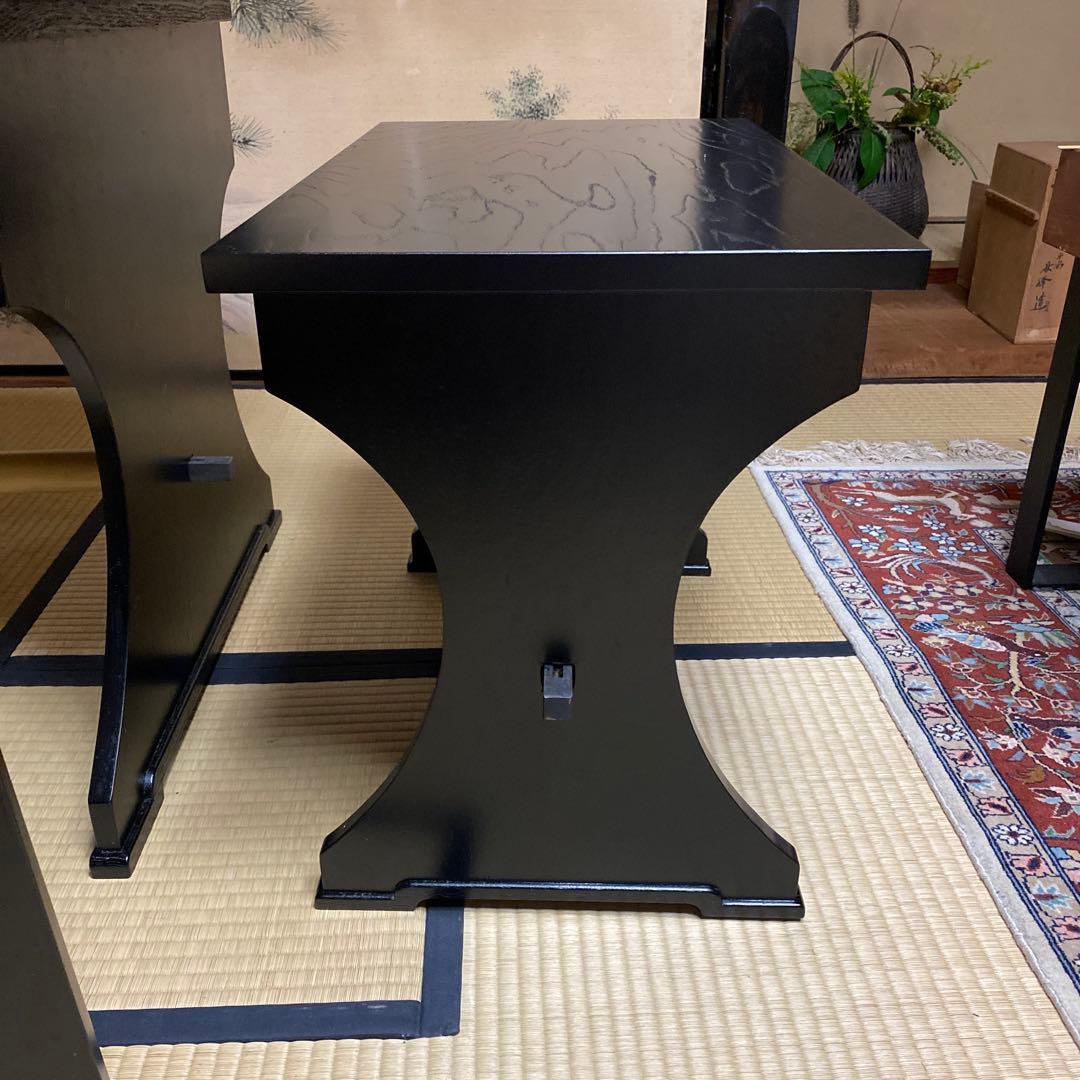 茶道具 立礼棚（りゅうれいだな） 点茶盤 掻合塗 表用セット