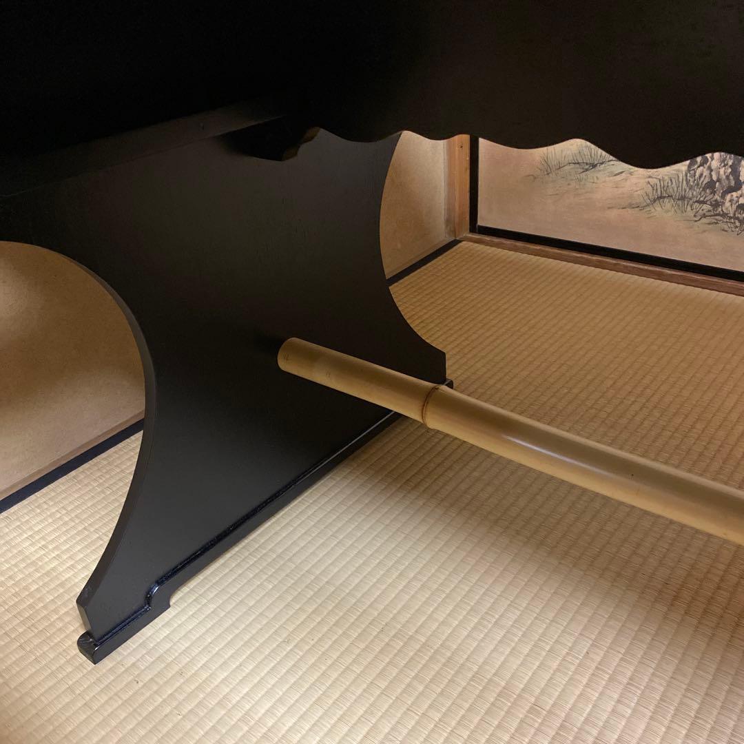 茶道具 立礼棚（りゅうれいだな） 点茶盤 掻合塗 表用セット