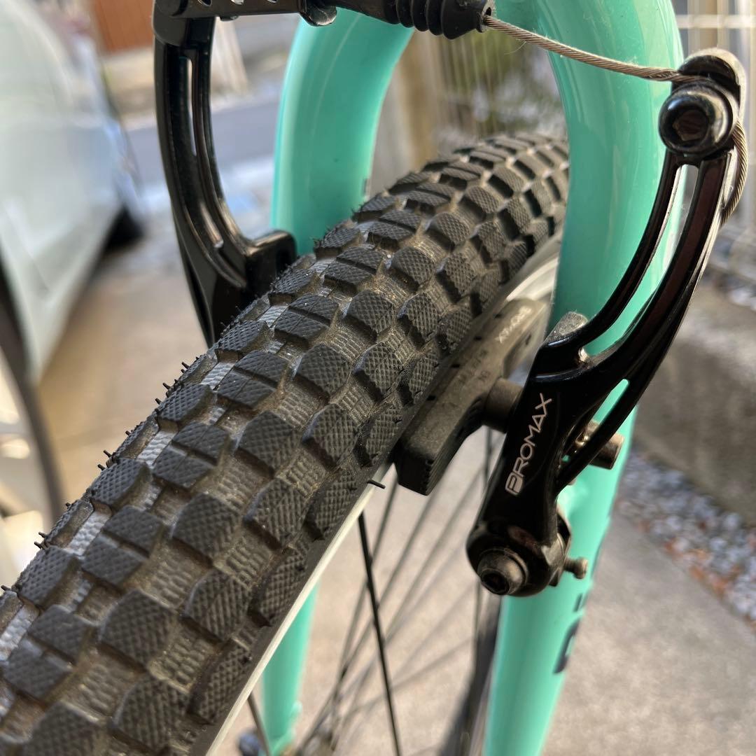 Bianchi Pista チェレステ7段変速 子供用クロスバイク　オマケ付