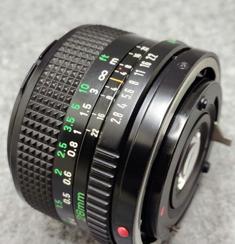 Canon ＮFD 28mm f/2.8 単焦点レンズ