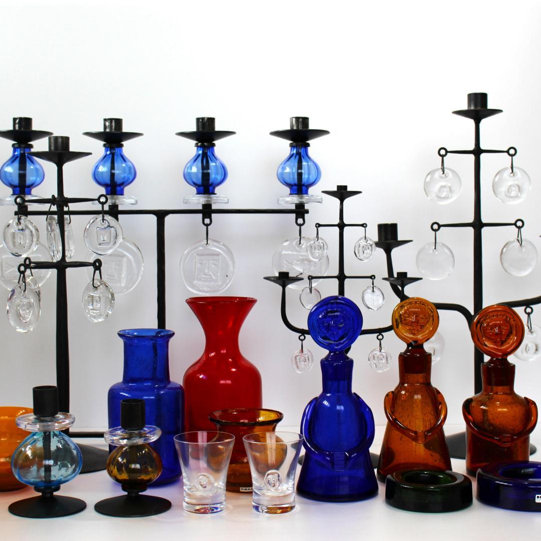 【激レアカラー・美品】エリックホグラン　キャンドルスタンド　コレクターズ品