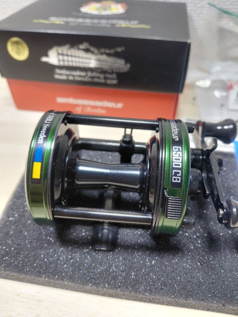 ABU アンバサダー 6500CB グリーン ファクトリーチューン