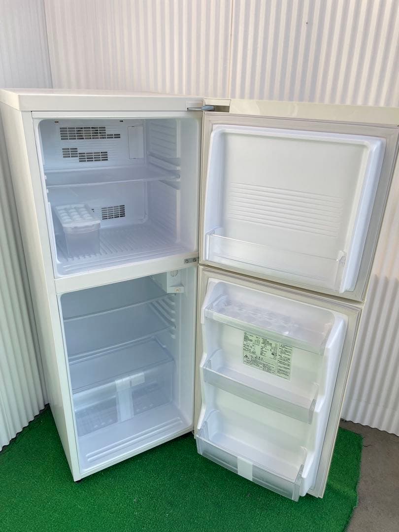957 無印 おしゃれホワイト2ドア冷蔵庫 静音 霜取り不要 一人暮らし 単身