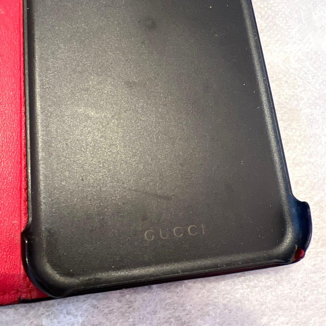 【正規品】GUCCI 手帳型ケース　iPhone7 猫