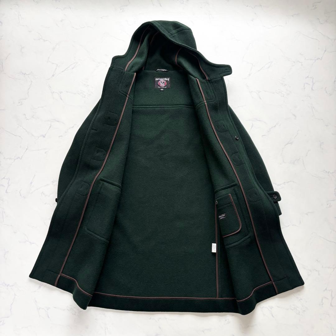 インバーティア BEAMS F 別注 ダッフルコート ジョシュアエリス 緑 42