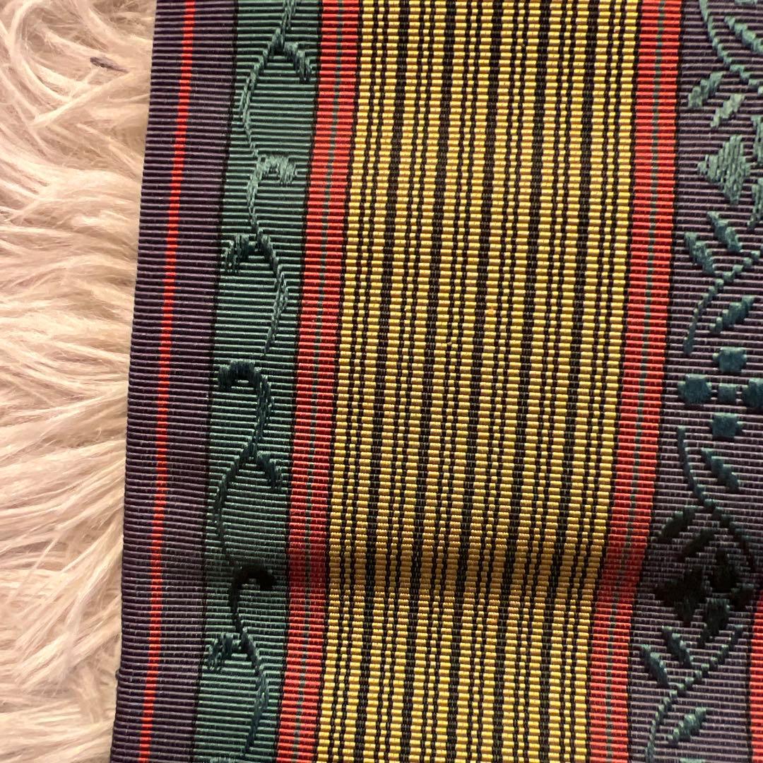 Maakii 有松絞り浴衣半幅帯セット　朝顔　本場筑前博多織　絹　綿　有松