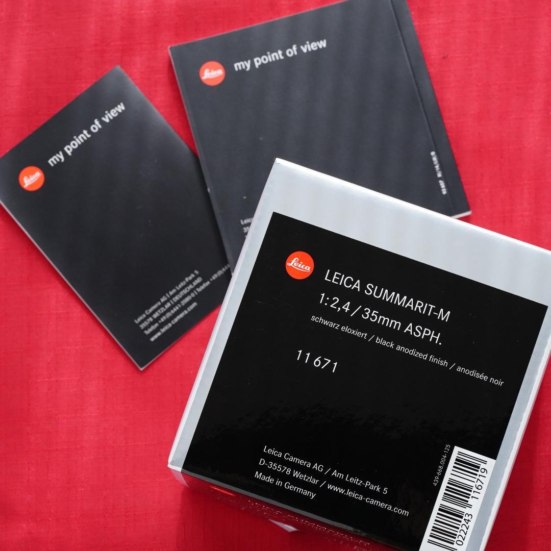 LEICA ズマリットM f2.4/35mm ASPH. （箱あり）11671