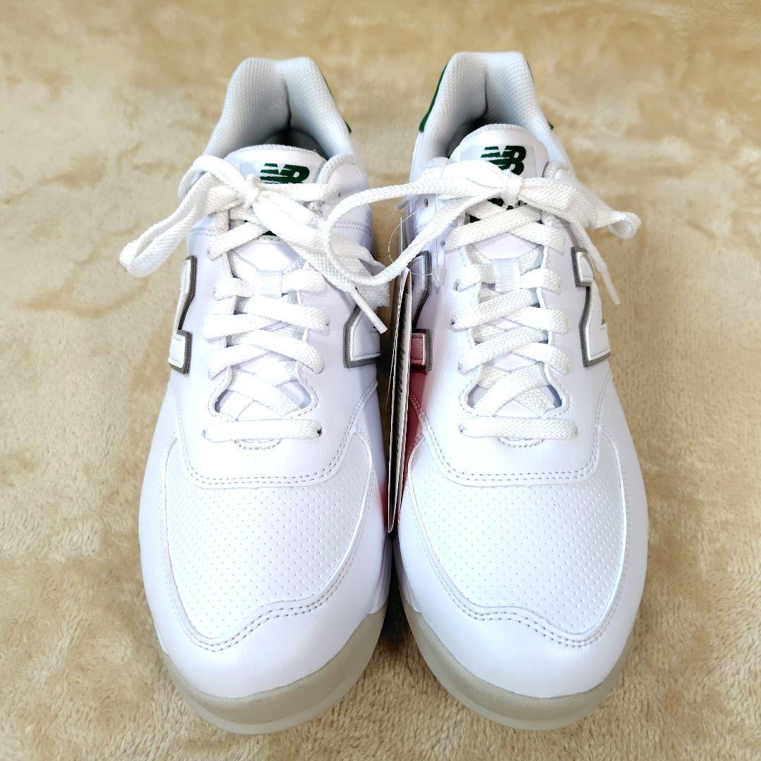 【新品未使用】 ニューバランス ゴルフシューズ UGS574J3 ホワイト 27