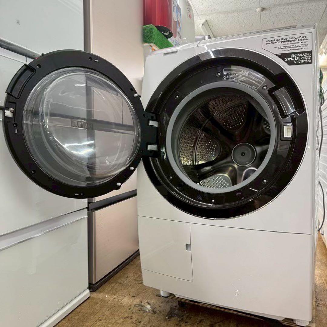 美品　【分解清掃済み】　日立　ドラム式洗濯乾燥機　BD-SX110EL 左開き