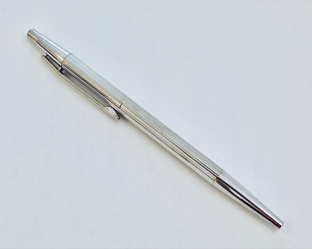 プラチナ仕上げ◆モンブラン高級ボールペン ノブレス1970s MONTBLANC