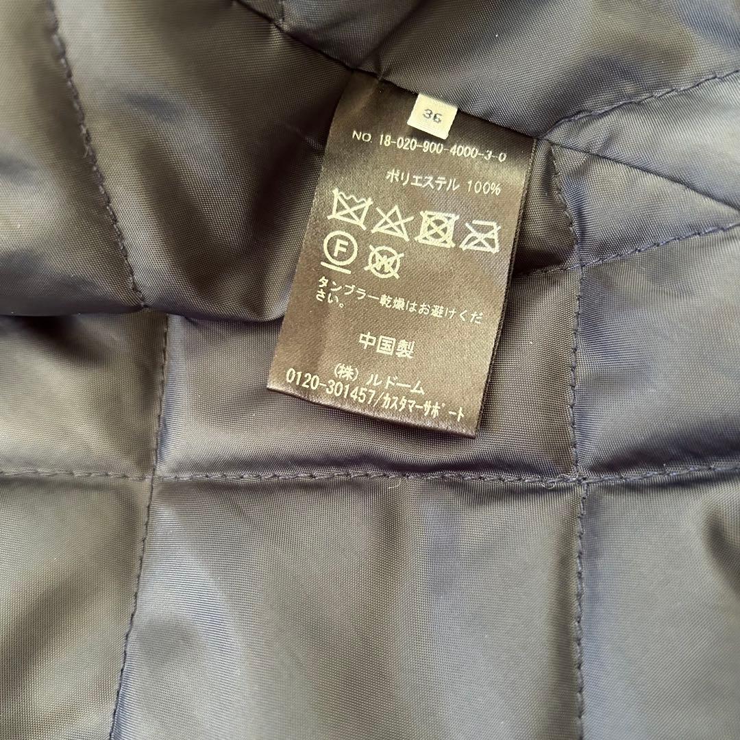 美品　IENA イエナ モッズコート リアルファー ライナー フード　ネイビー