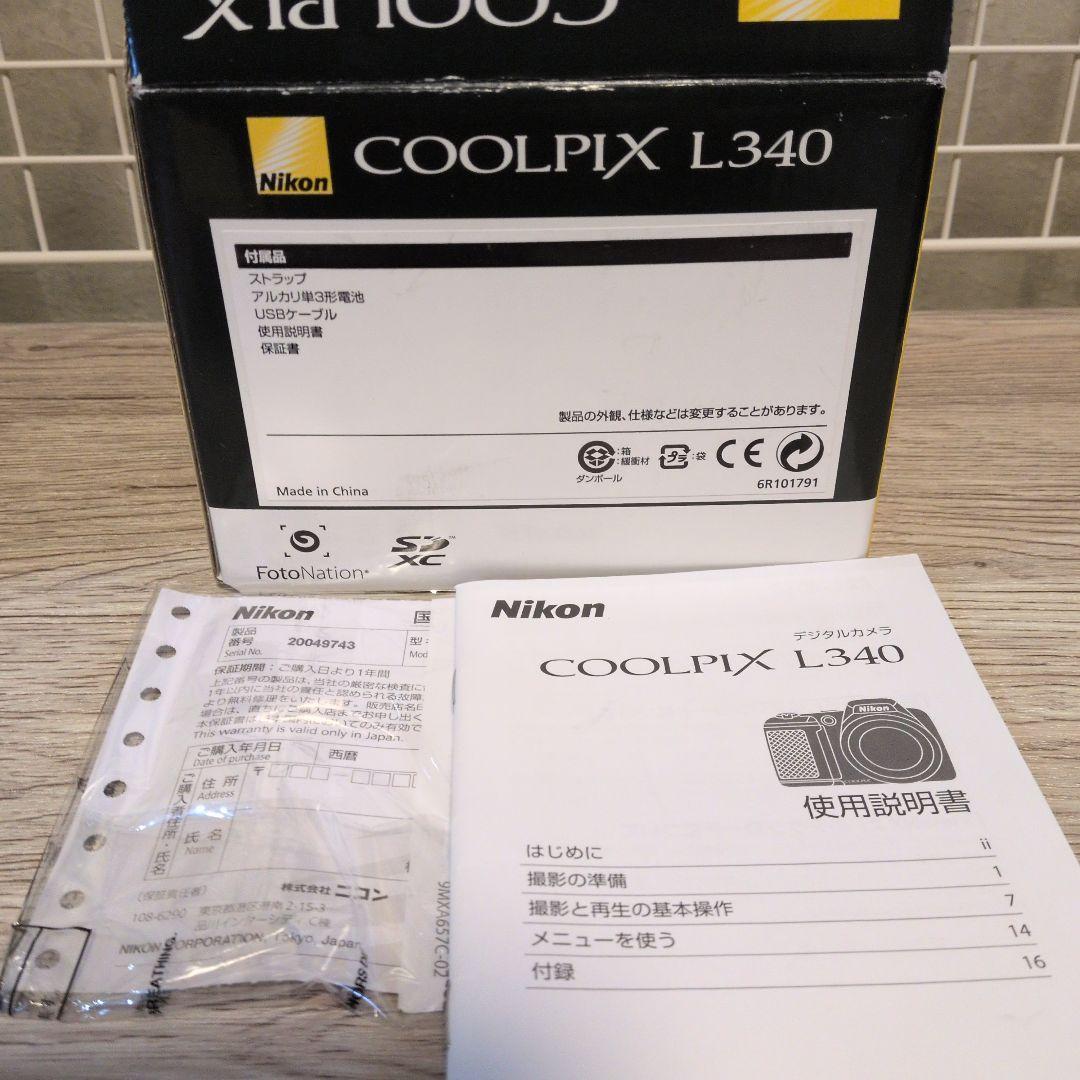 デジカメ Nikon COOLPIX L340 ニコン クールピクス