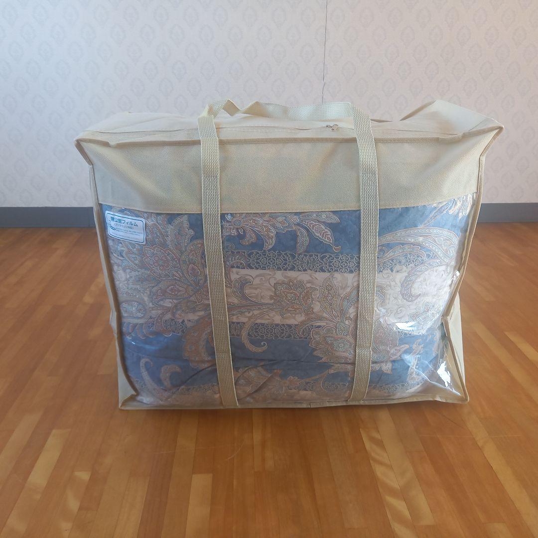 羽毛布団 増量 SDGS リフレッシュ羽毛 高密度生地 清潔 安心 日本製B⑦