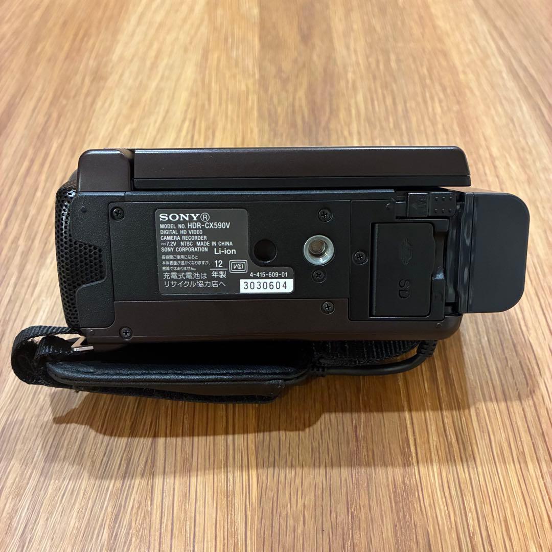 美品 動作確認済SONY HDR-CX590V 付属品あり