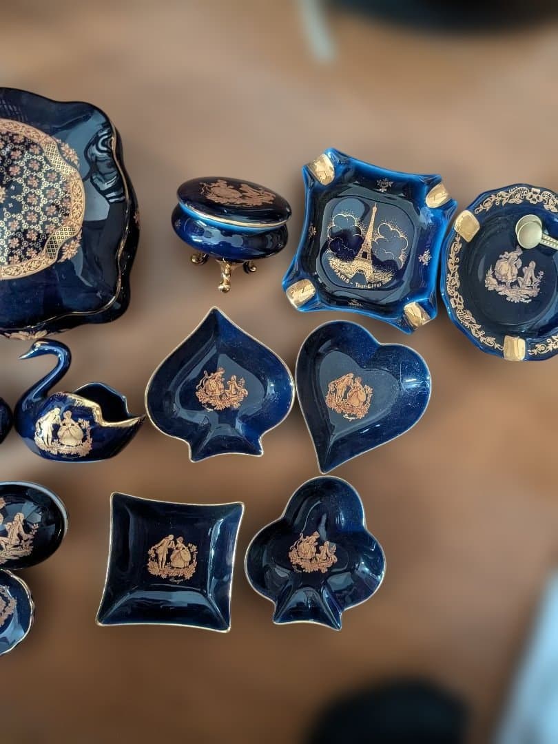 リモージュ　陶器製アンティークコレクション