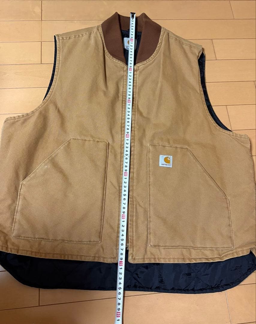 Carhartt ベージュ ベスト XL 美品