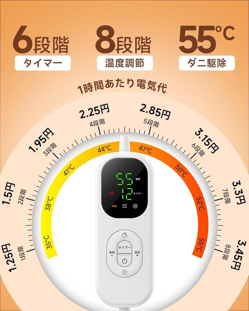 電気毛布 掛け 敷き 電気ブランケット 厚手生地 ふわふわ 膝掛け 寒さ対策