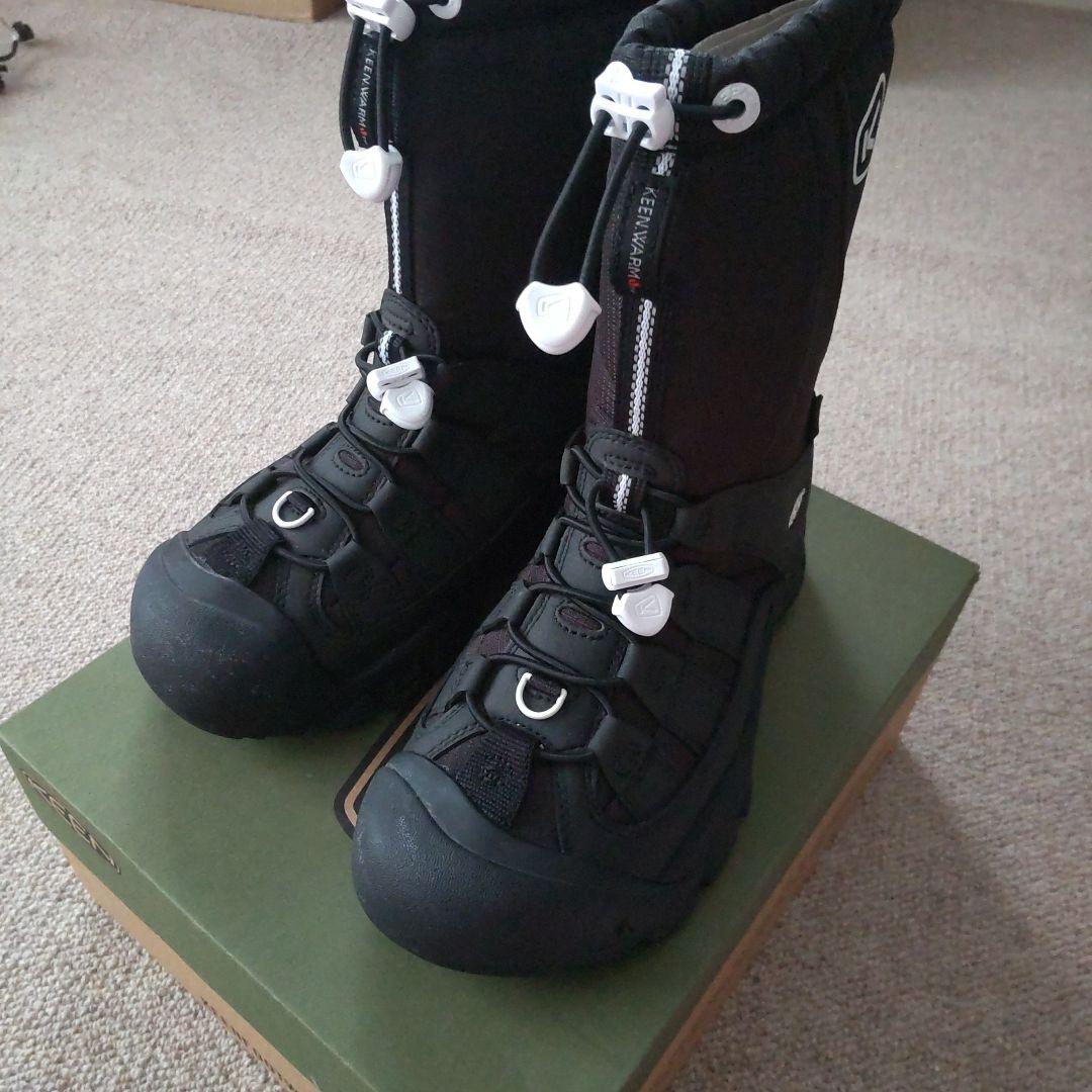 キーン　ブーツ　シューズ　黒　23.5　新品　訳あり