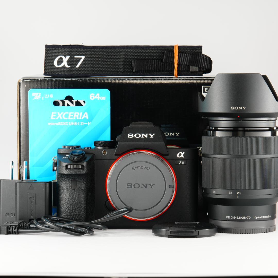 極美品！SONY α7II完全セット6171回 フルサイズデビューに最適