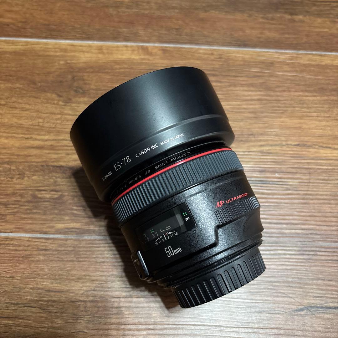 Canon EF 50mm f/1.2 L USM レンズ　フィルター3点付き