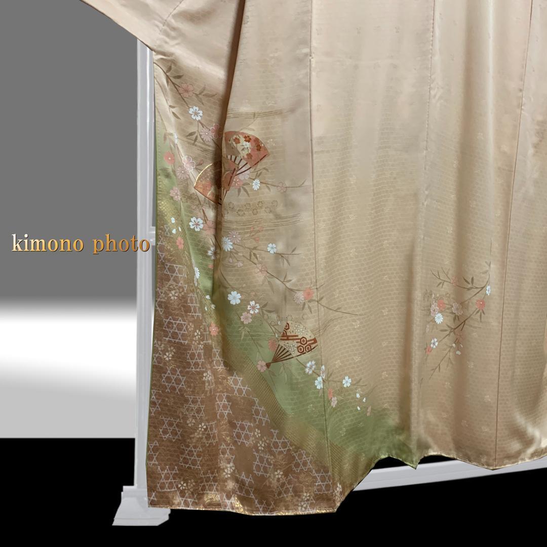 【新品、未使用】正絹【極上逸品】トールサイズ【金彩友禅 手刺繡】訪問着フルセット