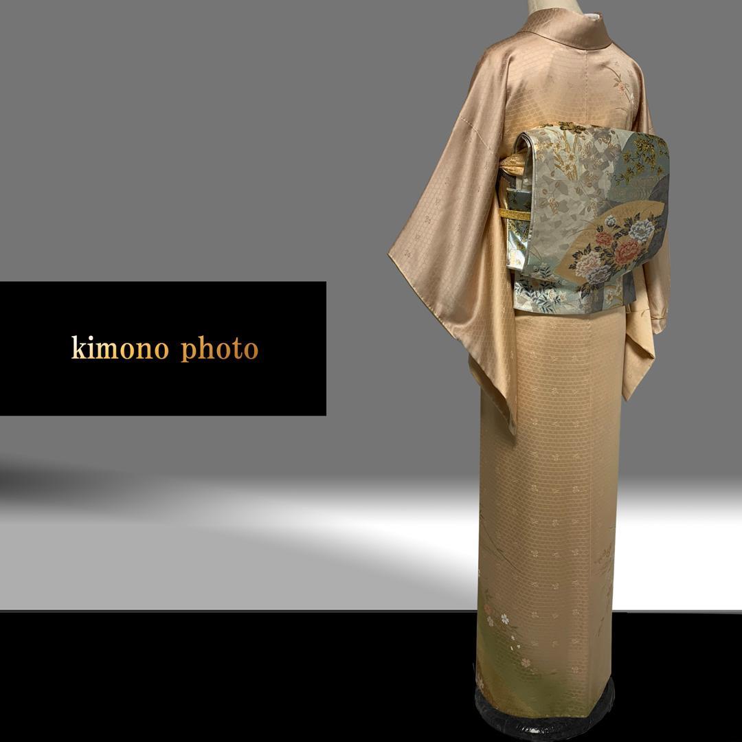 【新品、未使用】正絹【極上逸品】トールサイズ【金彩友禅 手刺繡】訪問着フルセット