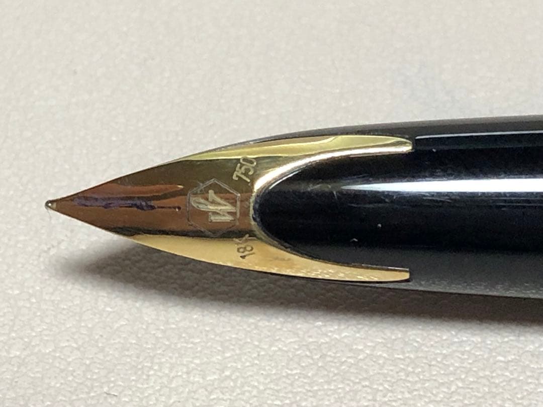 WATERMAN ウォーターマン カレン 万年筆 アンバーシマー 美品