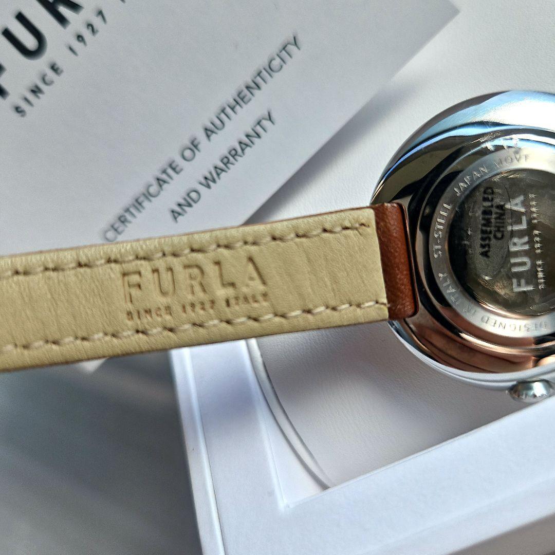 未使用 電池新品⭐フルラ 腕時計 FURLA COSYコジー ブラウンベルト 箱